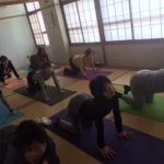 横須賀深田台でのヨガレッスン風景