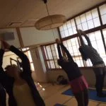 横須賀深田台でのヨガレッスン風景