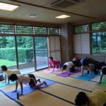 横須賀ハッピーヨガ池上でのレッスン風景