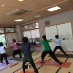 横須賀ハッピーヨガ池上のレッスン風景